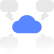 multi-cloud deployment environments icon